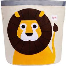 3 Sprouts Storage Bin Yellow Lion