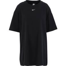 Nike Women's Sportswear Essential Oversized Short-Sleeve Top - Black/White