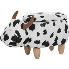 Beliani Cow Sittepuff 35cm