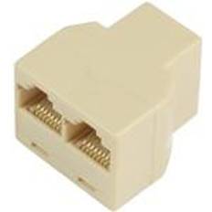 MicroConnect RJ45-2xRJ45 F-F Adapter