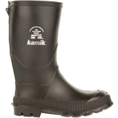 Synthetic Rain Boots Children's Shoes Kamik Kid's The Stomp Rain Boot - Black