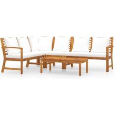 Patio Furniture vidaXL 3057773 Outdoor Lounge Set, 1 Table incl. 4 Sofas