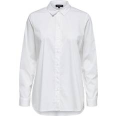 Selected Organic Cotton Skjorte - White/Bright White