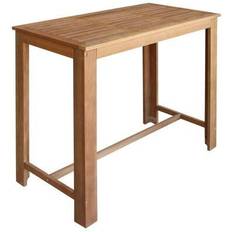 Rectangle - Wood Bar Tables vidaXL 246664 Bar Table 60x120cm