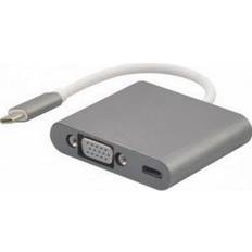 EXC USB C-VGA/DisplayPort M-F Adapter