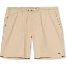 Gant Logo Shorts with Drawstring - Dry Sand