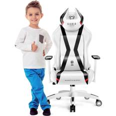 Diablo Gaming-Stühle Diablo X-Horn 2.0 Kids Size Gaming Chair - White/Black