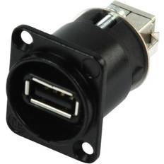 Féminin Câbles Neutrik USB A-USB B 2.0 F-F Adapter