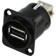 USB A-USB B 2.0 F-F Adapter
