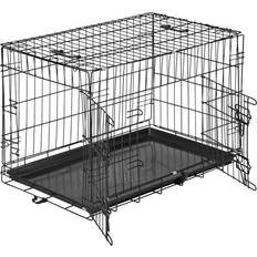 tectake Dog Cage with Two Door 47x51cm