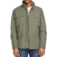 Stack xl Jack & Jones Field Adapted Stack Collar Jacket - Green/Beetle