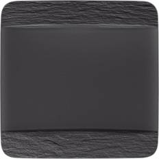 Kvadratisk Flade tallerkener Villeroy & Boch Manufacture Rock Flad tallerken 28cm