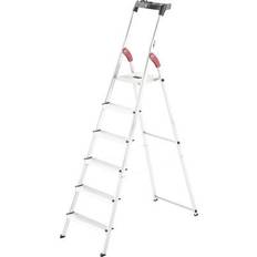 Hailo Combinatieladders Hailo Trapladder L60 Standardline Grijs 6 50 x 116 x 190 cm