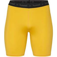 Jaune Shorts Hummel First Performance Tight Shorts Men - Sports Yellow