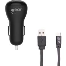 Microusb kabel Gear by Carl Douglas Charger 12V 2xUSB 2.4A MicroUSB Cable 1m