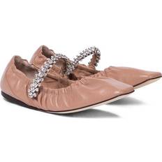 Jimmy Choo Gai Flat - Ballet Pink