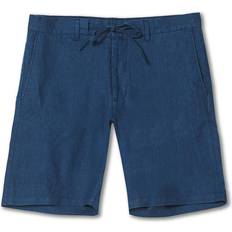 Gant Relaxed Fit Linen Drawstring Shorts - Insignia Blue