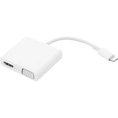 Lenovo USB C-VGA/HDMI/USB A M-F Adapter