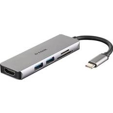 Kabel D-Link USB C - HDMI/USB A M-F Adapter