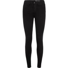 Noisy May Callie HW Skinny Jeans - Black