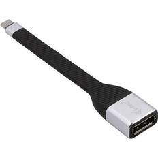 I-TEC Flat USB C-DisplayPort 3.1 M-F 0.1m