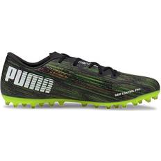 Multi Ground (MG) - TPU Football Shoes Puma Ultra 2.2 MG - Black/White /Yellow Alert