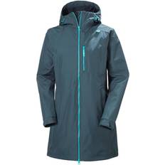 Helly hansen w long belfast Helly Hansen W Long Belfast Jacket - Orion Blue