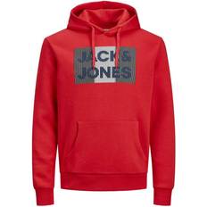 Jack and jones hoodie Jack & Jones Sudadera con capucha antracita/blanco