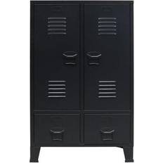 VidaXL Schwarz Kleiderschränke vidaXL 245960 Kleiderschrank 67x107cm