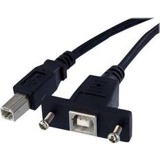 Usb b 3 StarTech Panel Mount USB B-USB B M-F 0.9m