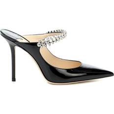 Bing 100 Embellished High Heel - Black Patent Leather