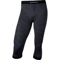 Skifahren Lange Unterhosen UYN Fusyon Cashmere UW Pant Men- Grey York/Avio/White