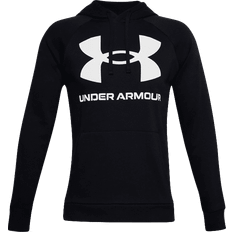 Under Armour Rival Fleece Big Logo Hoodie - Zwart/Wit