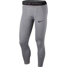 Gray - Men Tights Nike Pro 3/4 Tights Men - Grey