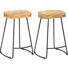 VidaXL Chairs vidaXL Gavin Bar Stool 62cm 2pcs