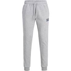 Jack & Jones Gordon New Soft Sweat Trousers - Grey/Light Grey Melange