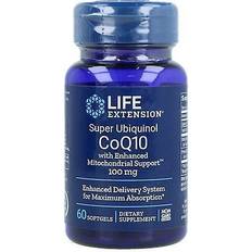 Ubiquinol Life Extension Super Ubiquinol CoQ10 100mg 60 stk