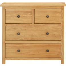 VidaXL White Chest of Drawers vidaXL - Chest of Drawer 80x75cm