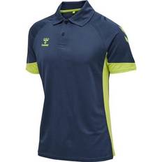 Fitness - Herren Poloshirts Hummel Lead Mesh Functional Polo Shirt Men - Dark Denim