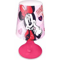 Disney Bordslampor Barnrum Minnie Mouse Pink Table Lamp Bordslampa