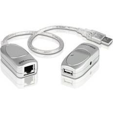 Hvid - Kabeladaptere - RJ45 Kabler Aten Rj45-USB A Adapter