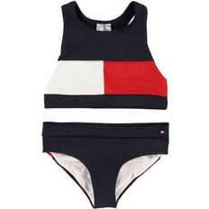 Tommy Hilfiger Swimwear Children's Clothing Tommy Hilfiger Crop Top Bikini Set - Desert Sky (UG0UG00489)