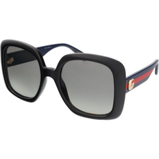 Gucci GG0713S Butterfly Women Sunglasses - Injection Black