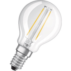 LEDVANCE E14 Lámparas LED LEDVANCE OSRAM LED E14 gotas 2,5W 827 retrofit clara