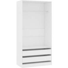 vidaXL Engineered Wood Garderobeskab 100x200cm
