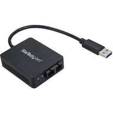 StarTech USB 3.0 to Fiber Optic Converter - 1000Base-SX SC - Network Adapter