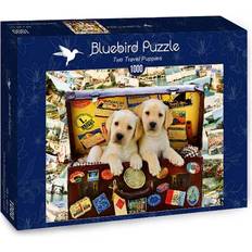 Bluebird Classic Jigsaw Puzzles Bluebird Two Traveling Puppies 1000 Pieces