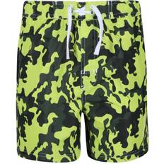 Green Swimwear Regatta Kid's Skander II Swim Shorts - Racing Green Camo