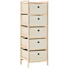 Beige Armoires vidaXL 246434 Armoire 32x93cm