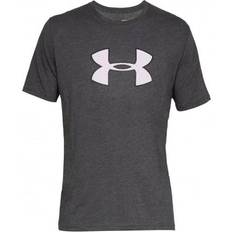 Under Armour Big Logo Short Sleeve T-shirt - Charcoal Medium Heather/White